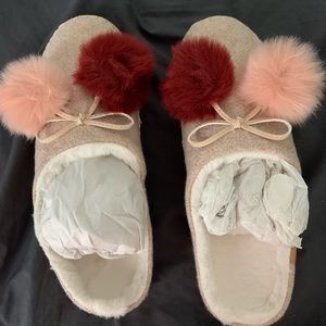 TOMS Ivy Clogs Fur Slippers